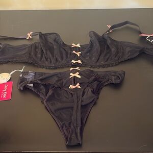 Curvy Kate US 36J thrill me matching bra and thong.